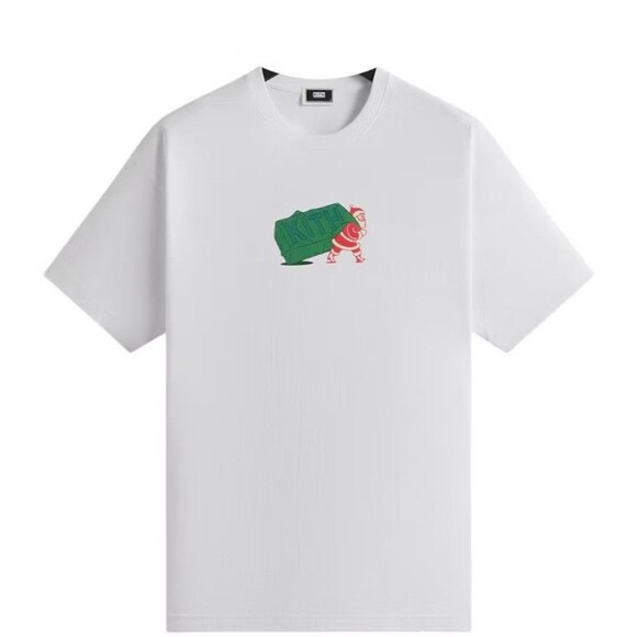 KITH Comic Santa Tee KITHMAS 2024 Mens Medium White Shirt Brand New With Tags - Picture 1 of 4
